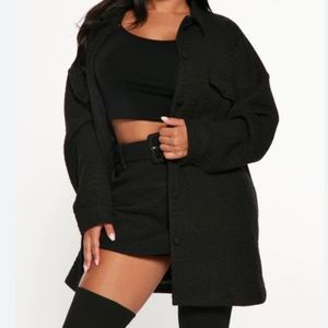 Christine tweed shacket only